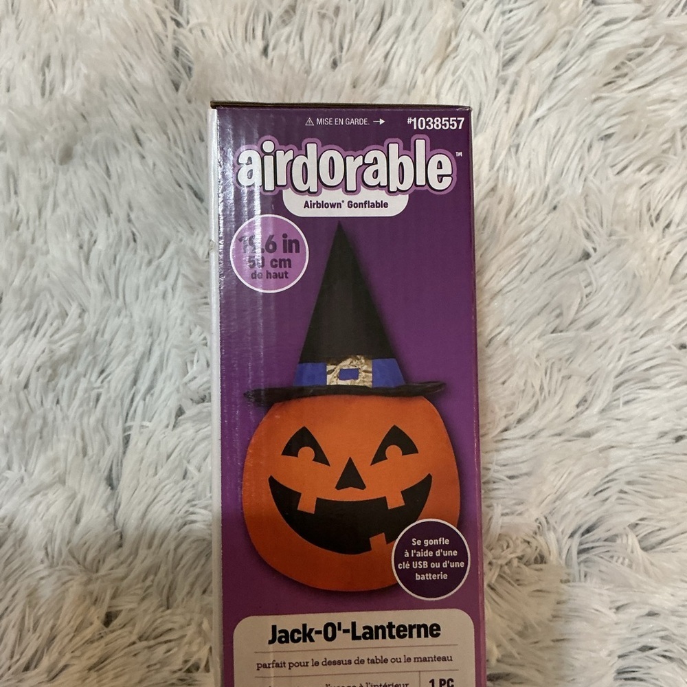 Airdorable 19.6″ Jack-O’-Lantern Airblown Inflatable Halloween Decor - Picture 8 of 11